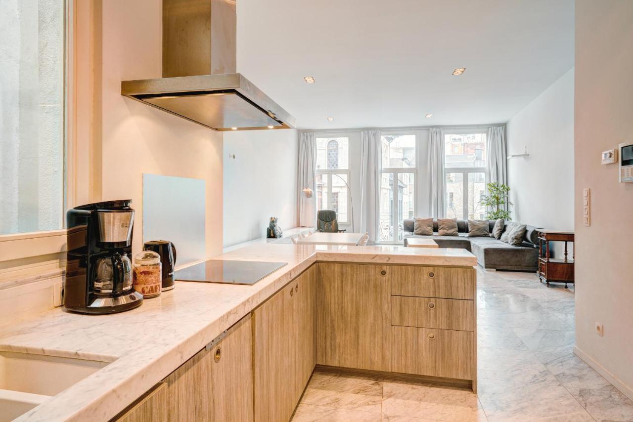 Three Bedroom Marble Apartment In The Heart Of Antwerpen Ngoại thất bức ảnh